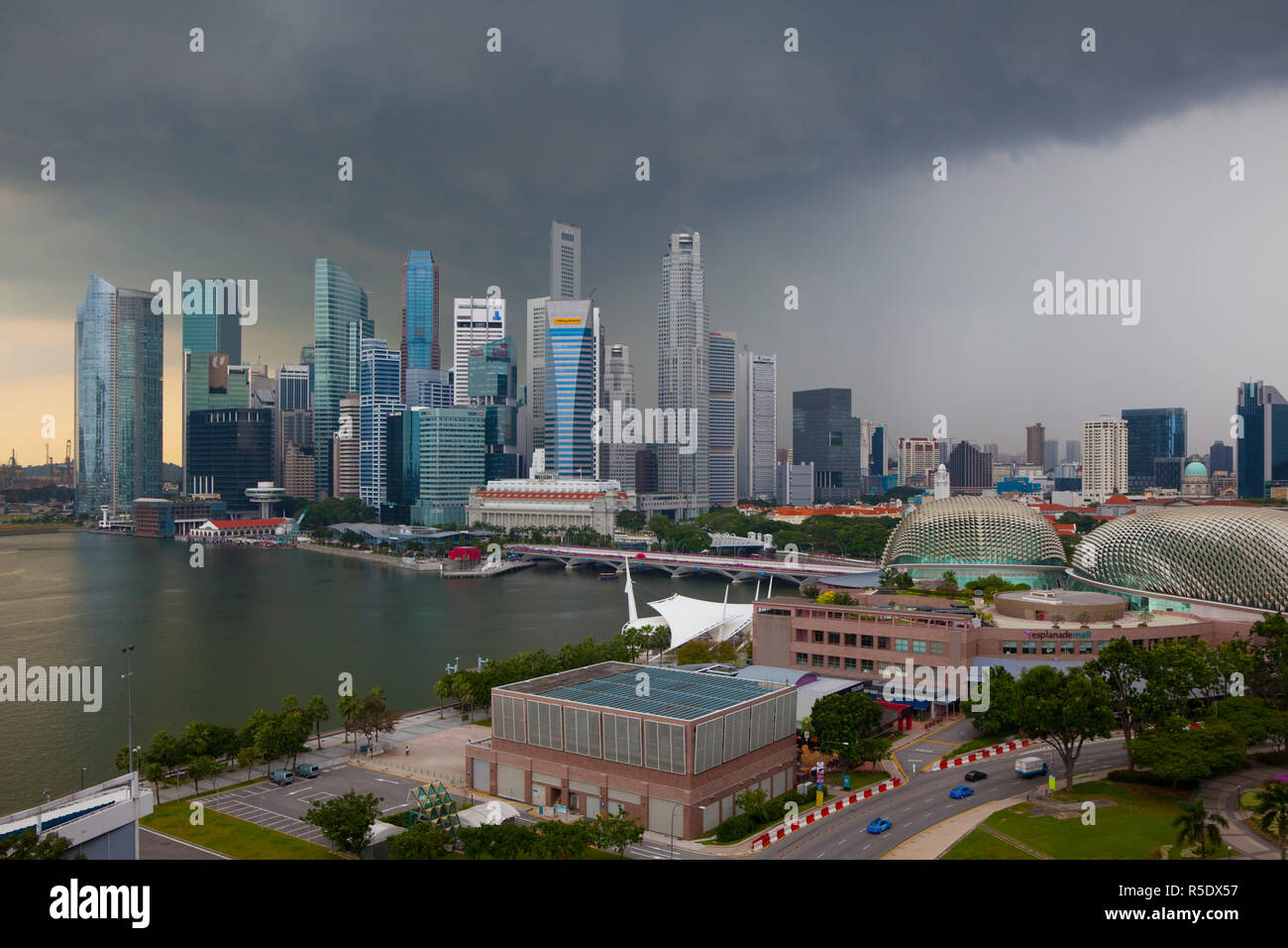 Central Business District, Marina Bay, Singapore Stockfoto