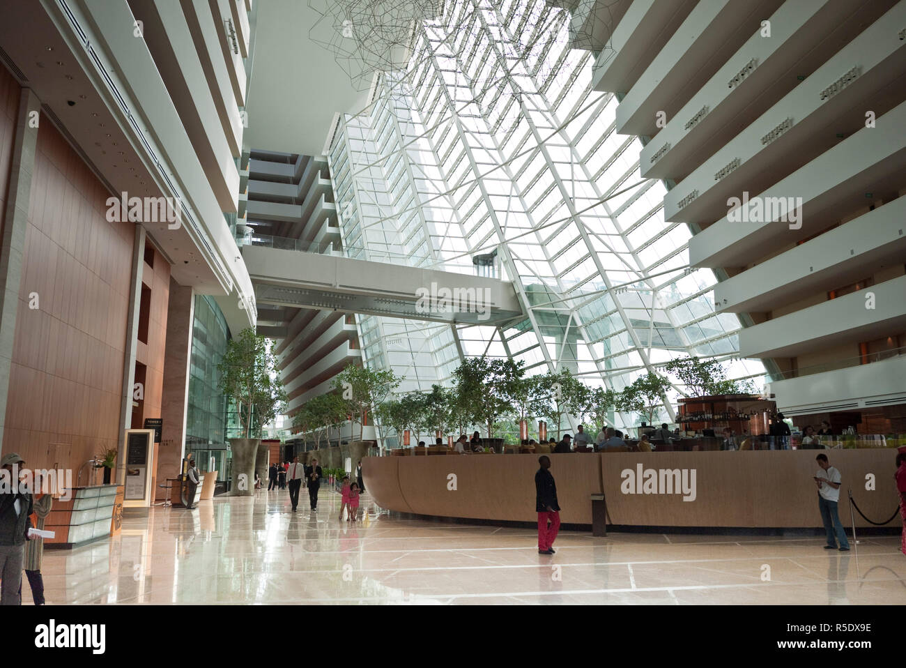 Hotel Marina Bay Sands, Singapur Stockfoto