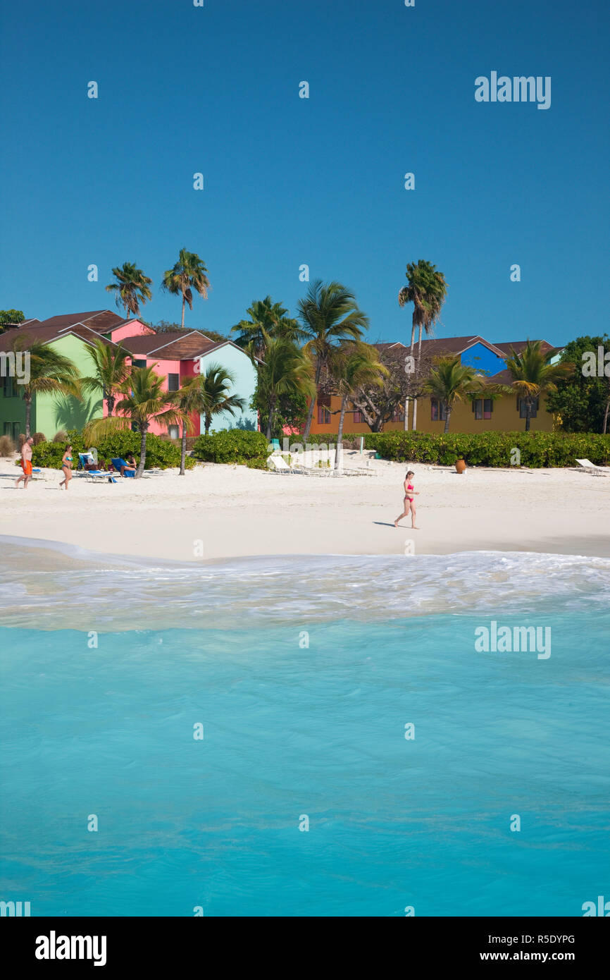 Strand Grace Bay, Providenciales, Turks- und Caicosinseln Stockfoto