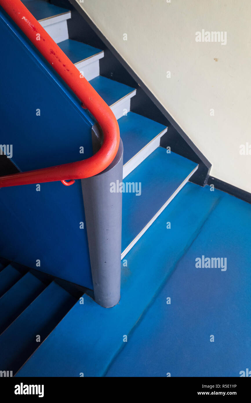 Bauhaus Haus Feininger, einer der Meisterhauser in Dessau, Deutschland. Stockfoto