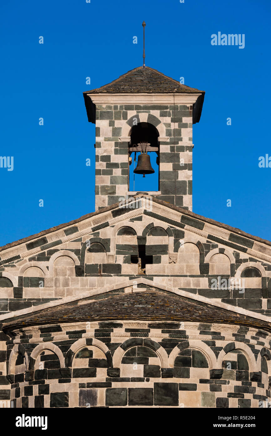 Frankreich, Korsika, Haute-Corse Abteilung, Le Nebbio Region, Murato, San Michele de Murato Kapelle Stockfoto