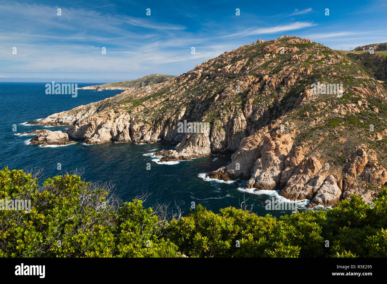 Frankreich, Korsika, Haute-Corse Abteilung, La Balagne Region, Calvi-Bereich, Anse de Recisa Bucht Stockfoto