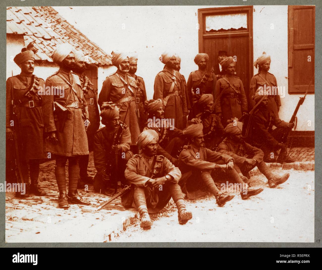 Typische Indische Kavalleristen Ein Paar Offiziere Und Soldaten Von Jakob Pferd Und Der 29 Lancers Deccan