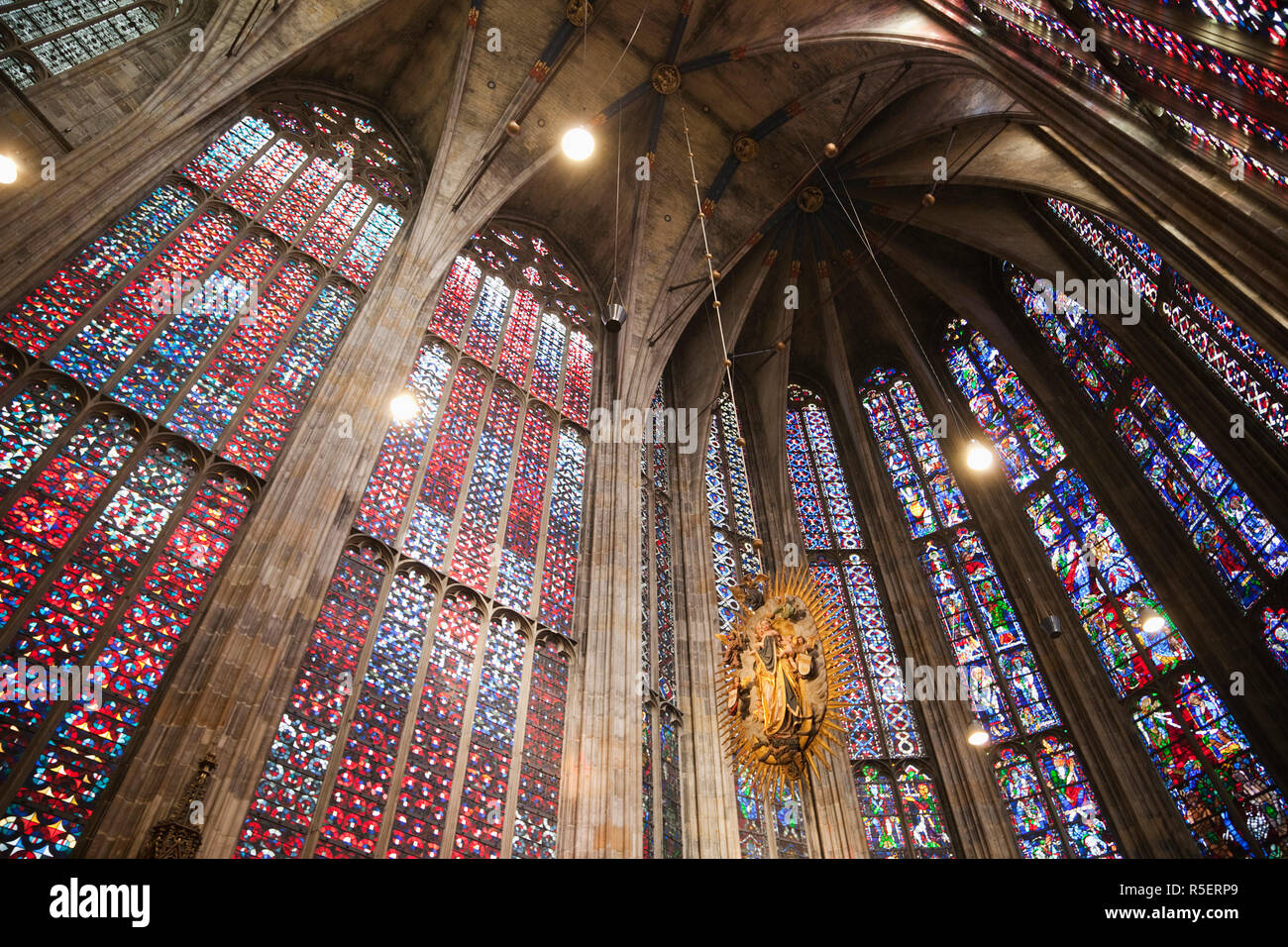 Deutschland, Aachen, Aachener Dom, der Chor-Halle Stockfoto