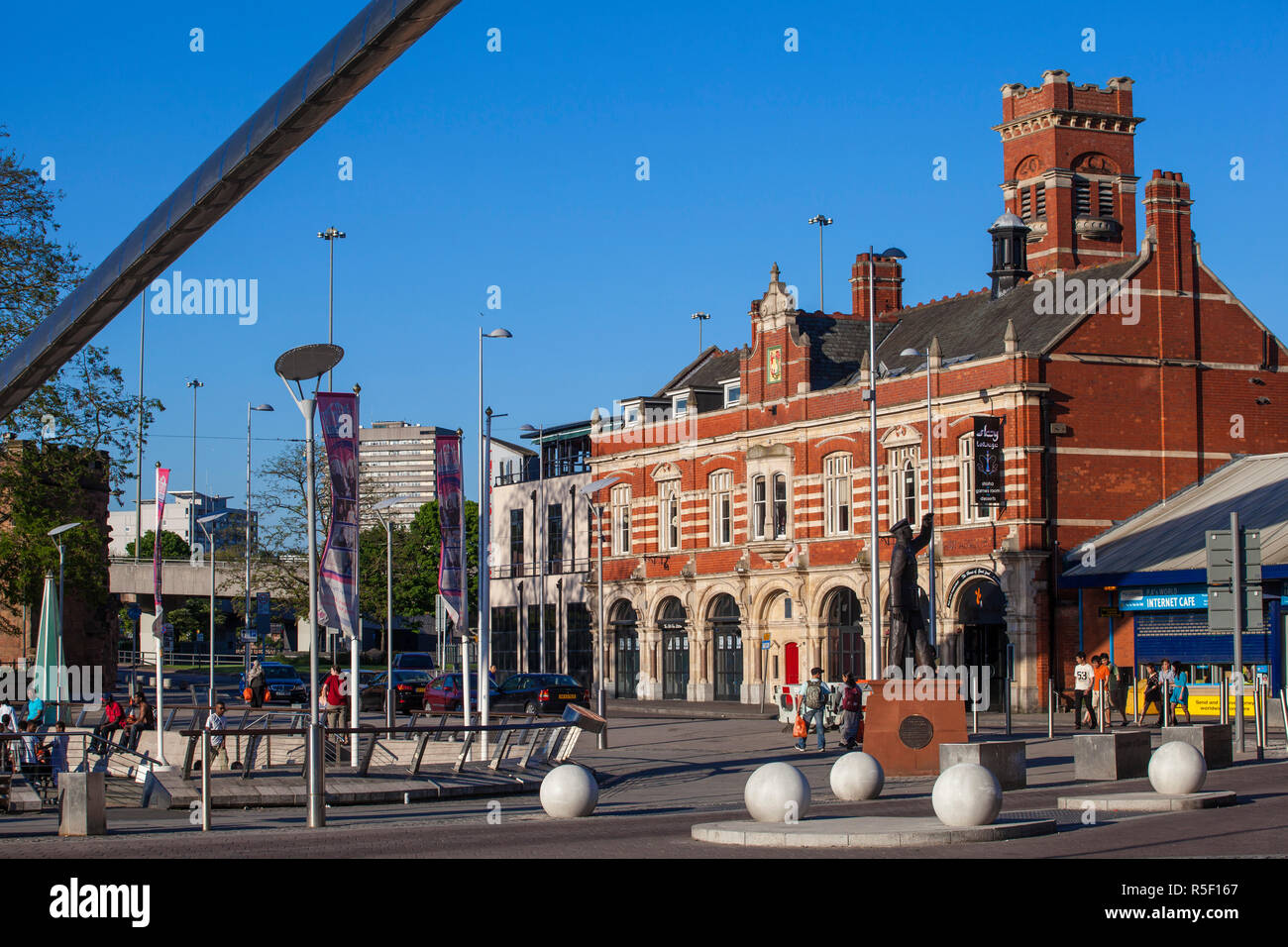Großbritannien, England, Birmingham, Coventry, der alten Feuerwache jetzt houseing ein Restaurant, eine Bar und ein Nachtclub Stockfoto