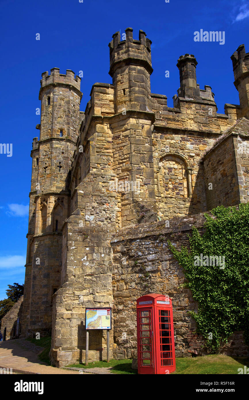 Battle Abbey monastischen Gate House, Battle, East Sussex, England, Großbritannien Stockfoto