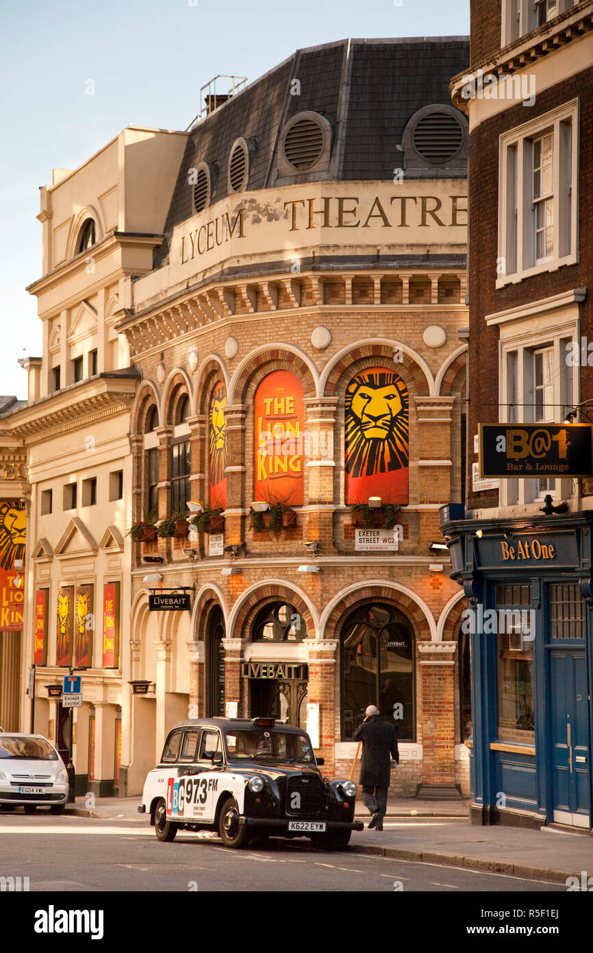 Lyceum Theatre, London, England Stockfoto