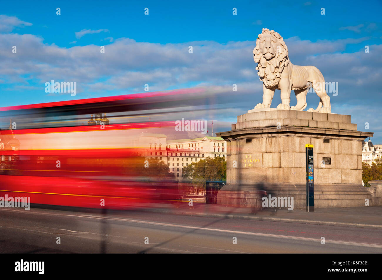 Großbritannien, England, London, South Bank Lion Stockfoto