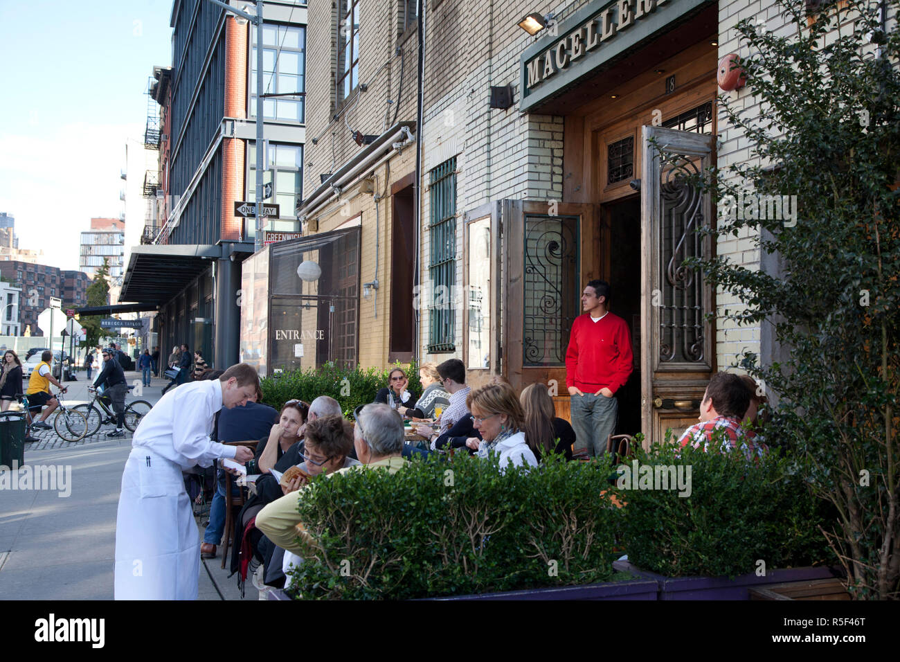 Cafe/Bar, Chelsea, Manhattan, New York City, USA Stockfoto