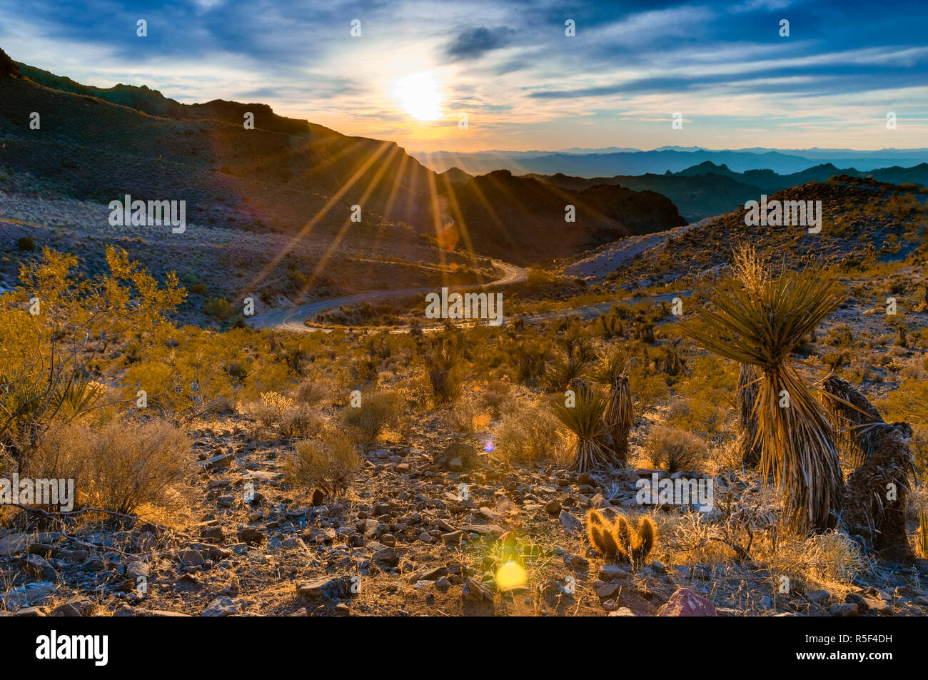 USA, Arizona, von sitgreaves Pass auf der Route 66 Stockfoto