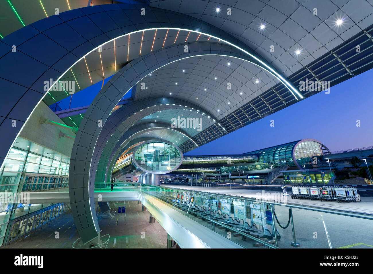 Terminal 3, Flughafen Dubai, Dubai, VAE Stockfoto
