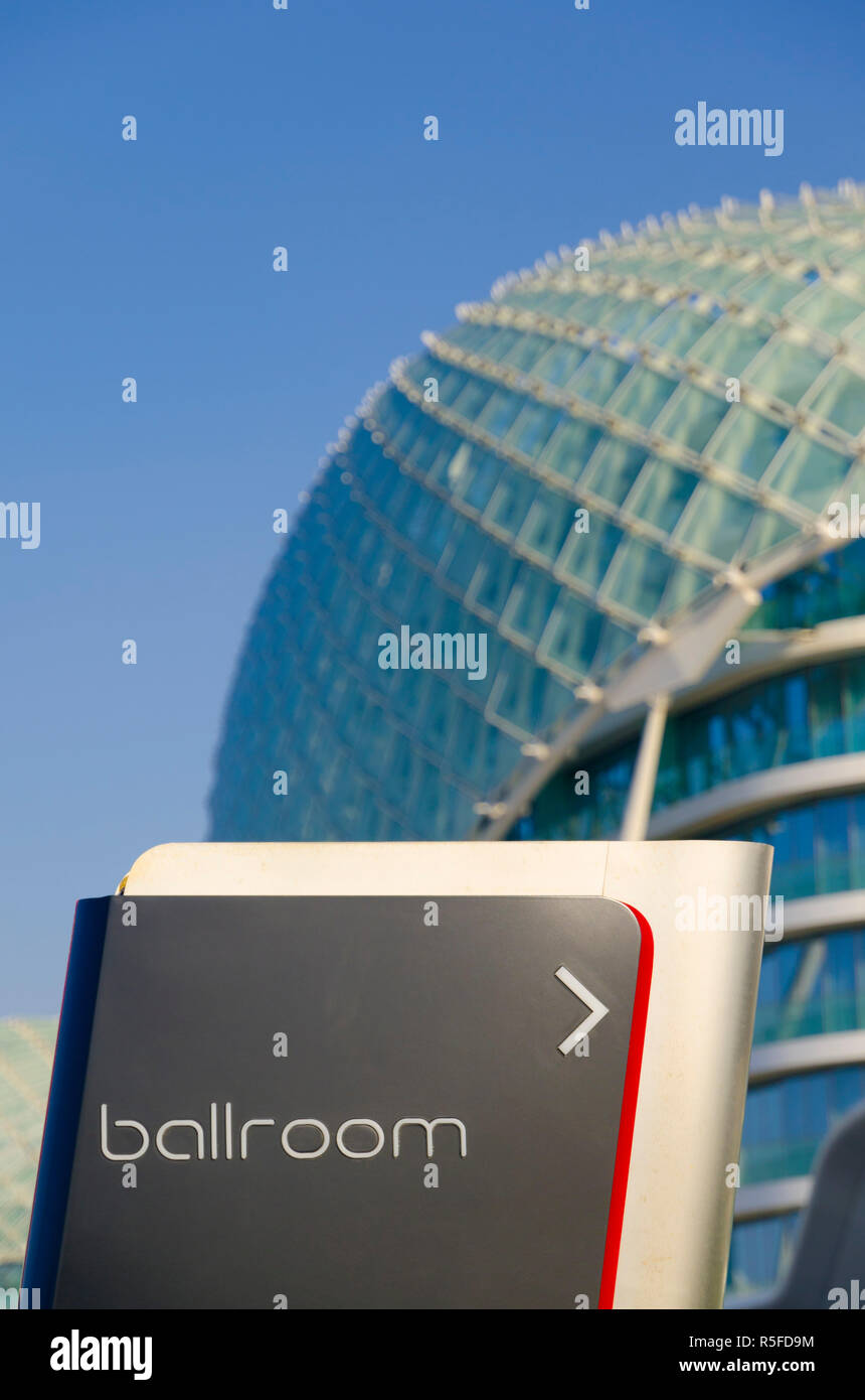 Die Vereinigten Arabischen Emirate, Abu Dhabi, Yas Island, dem Yas Hotel Stockfoto