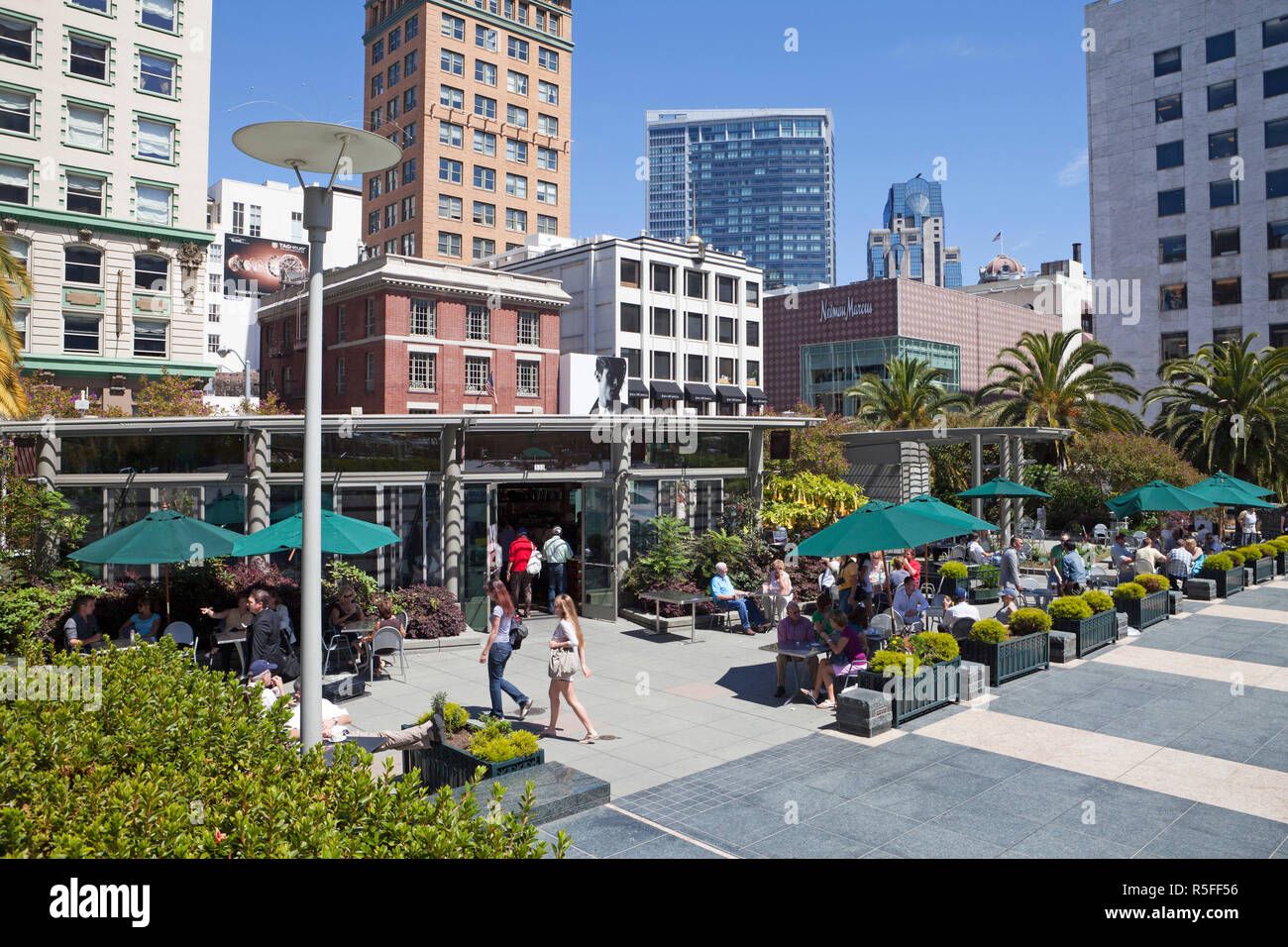 Union Square, Downtown, San Francisco, Kalifornien, USA Stockfoto