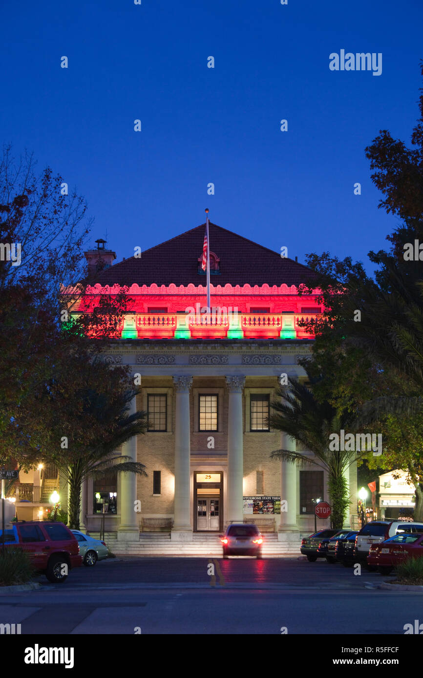 USA, Florida, Gainesville, Hippodrome Theatre Stockfoto