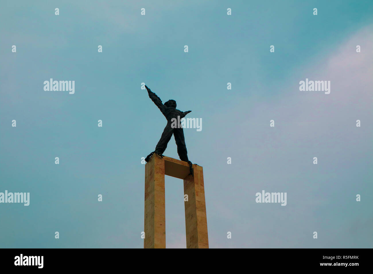 Eine Freiheit, die Statue an lapangan Banteng Stockfoto