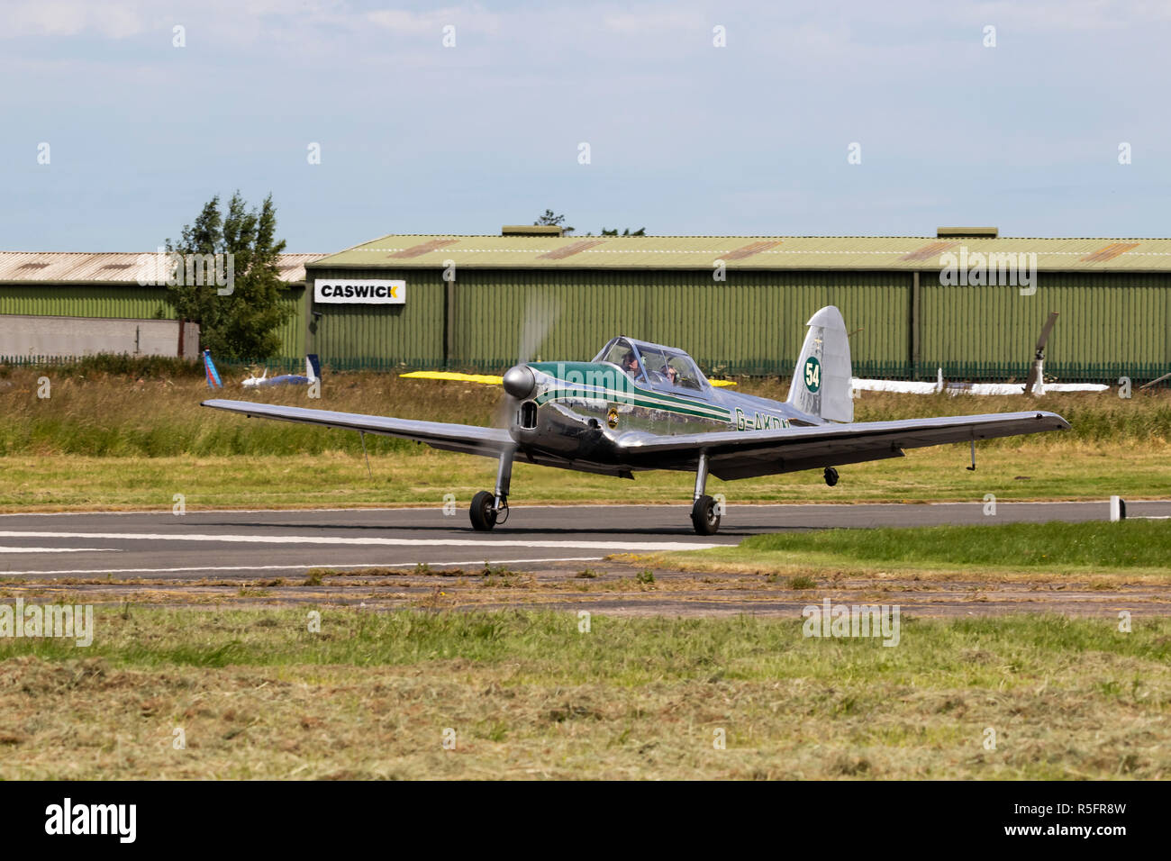 De Havilland Canada (DCH-1 A-1 Chipmunk G-AKDN Stockfoto