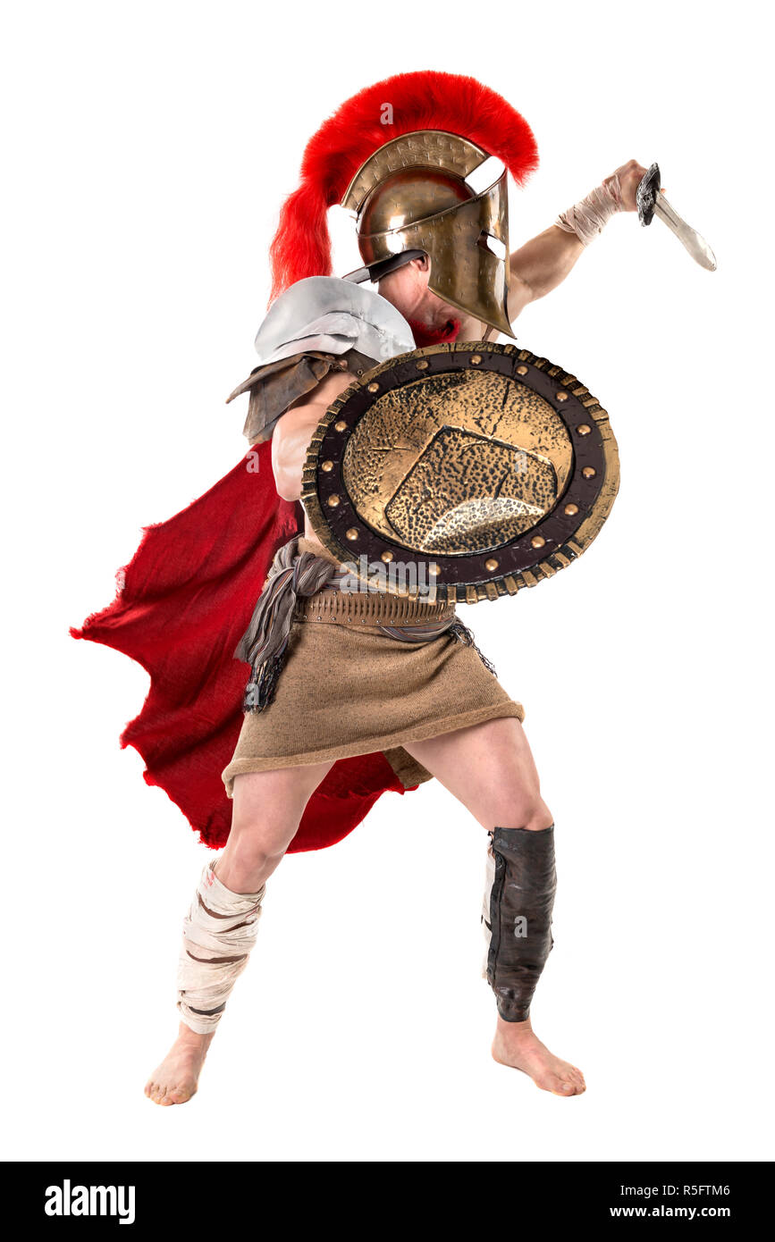 Alte Soldat oder Gladiator Stockfoto