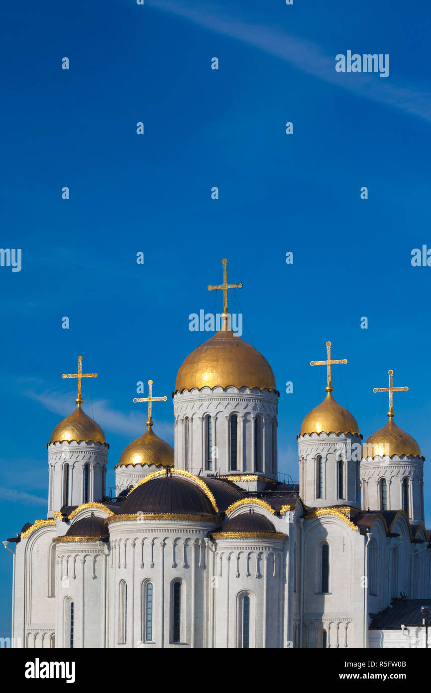 Russland, Vladimir Oblast, Goldener Ring, Vladimir Himmelfahrts-Kathedrale Stockfoto