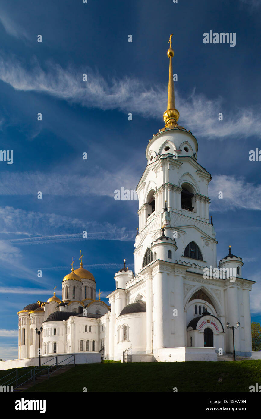 Russland, Vladimir Oblast, Goldener Ring, Vladimir Himmelfahrts-Kathedrale Stockfoto