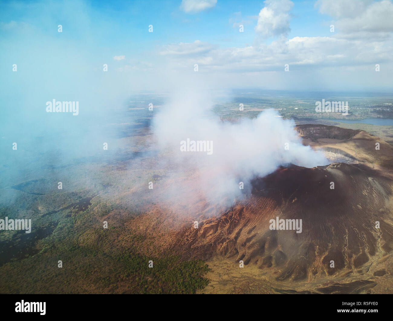 Nicaragua Tourismus Thema. Aktive Ferien in Mittelamerika Stockfoto