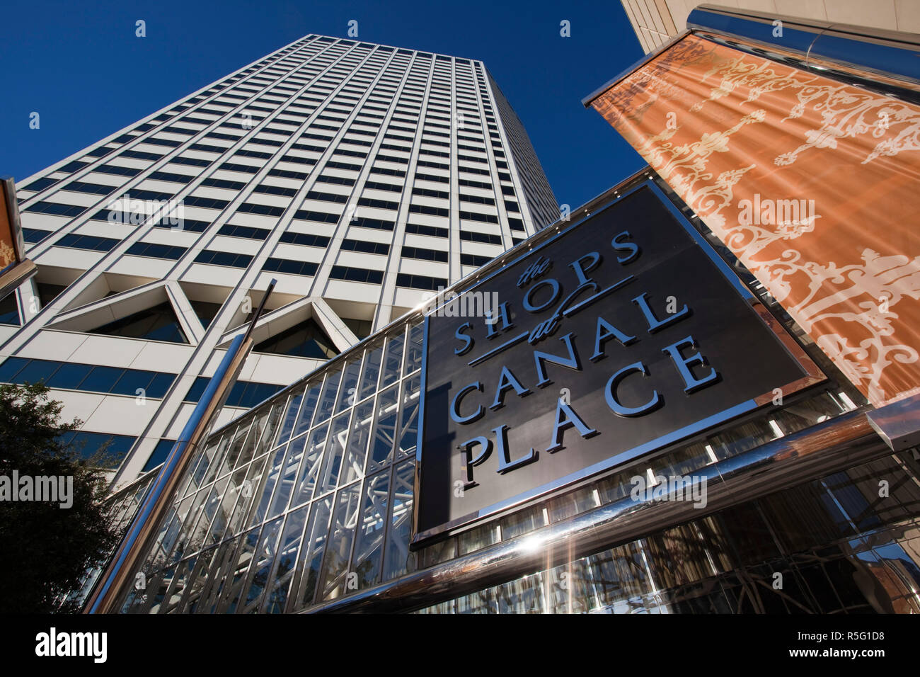 USA, Louisiana, New Orleans, Canal Place Shopping Mall Stockfoto