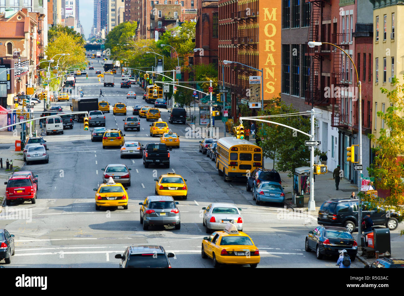 USA, New York, Manhattan, Midtown, Chelsea, 10th Avenue Stockfoto