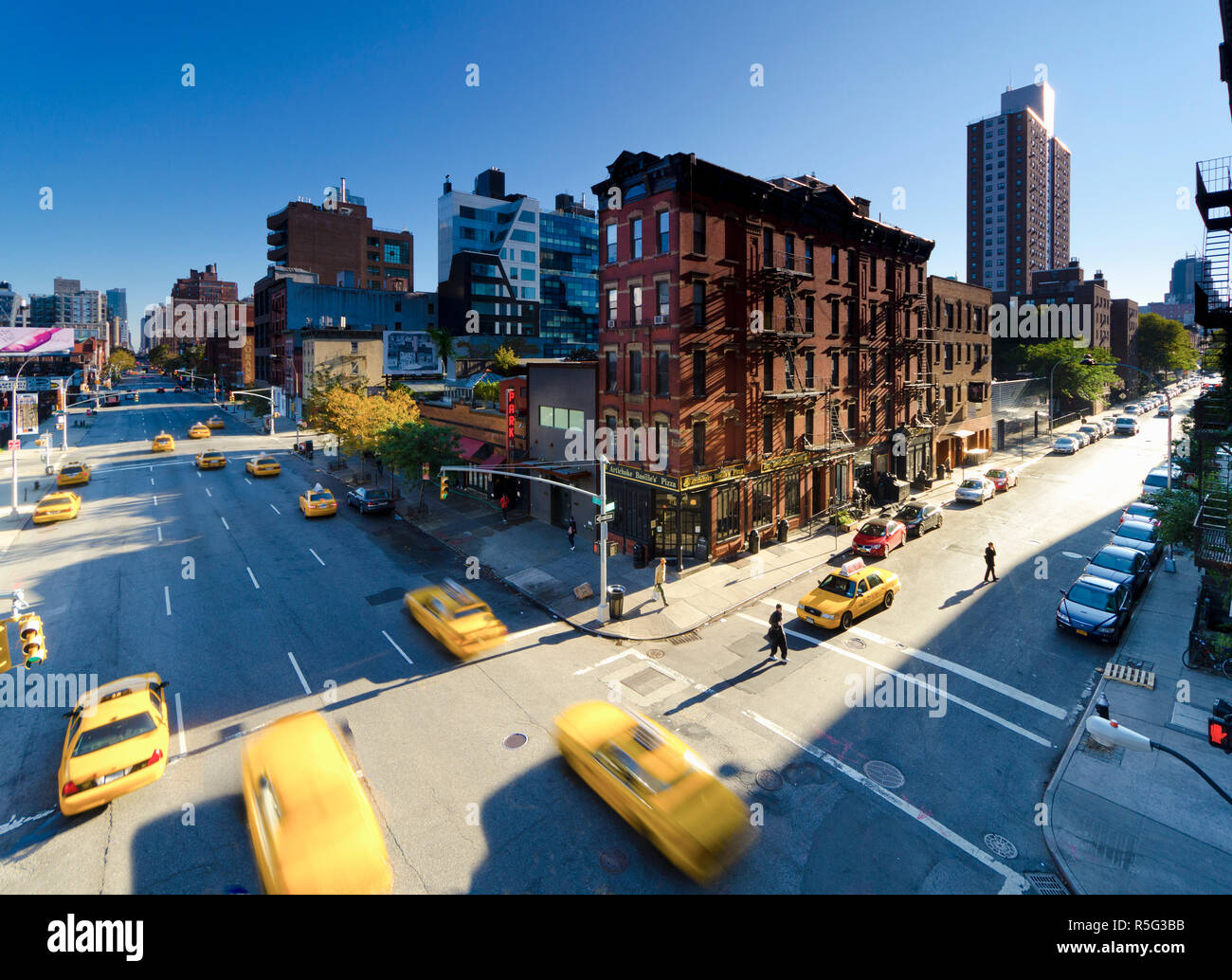 USA, New York, Manhattan, Midtown, Chelsea, 10th Avenue und West 17th Street Stockfoto