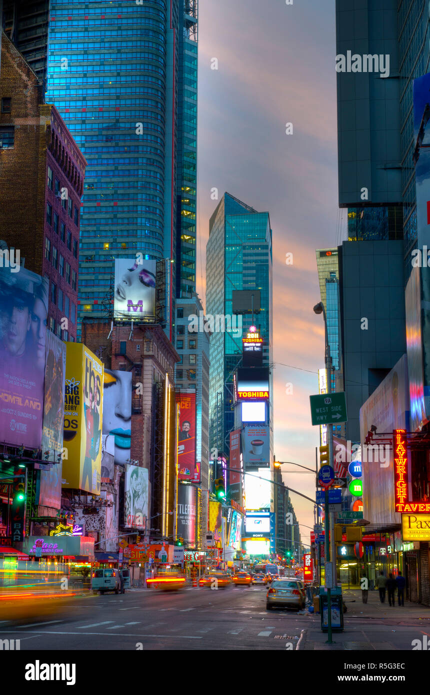USA, New York, Manhattan, Midtown, 7. Avenue Stockfoto