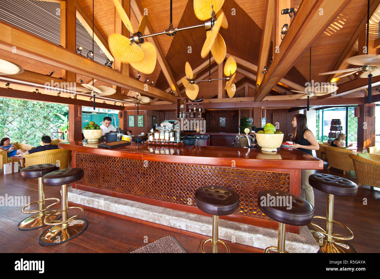 Bamboo Bar, Sofitel Metropole Legend Hotel, Hanoi, Vietnam Stockfoto
