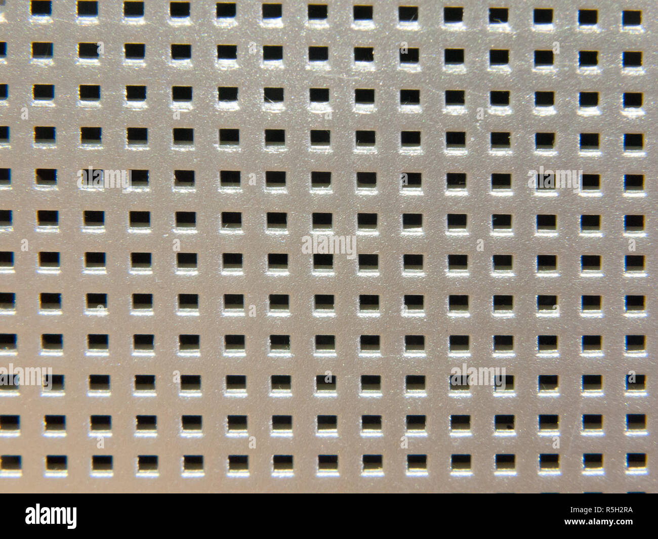 Metal Radio Bügeleisen Gitter Nahaufnahme Detail Stockfoto