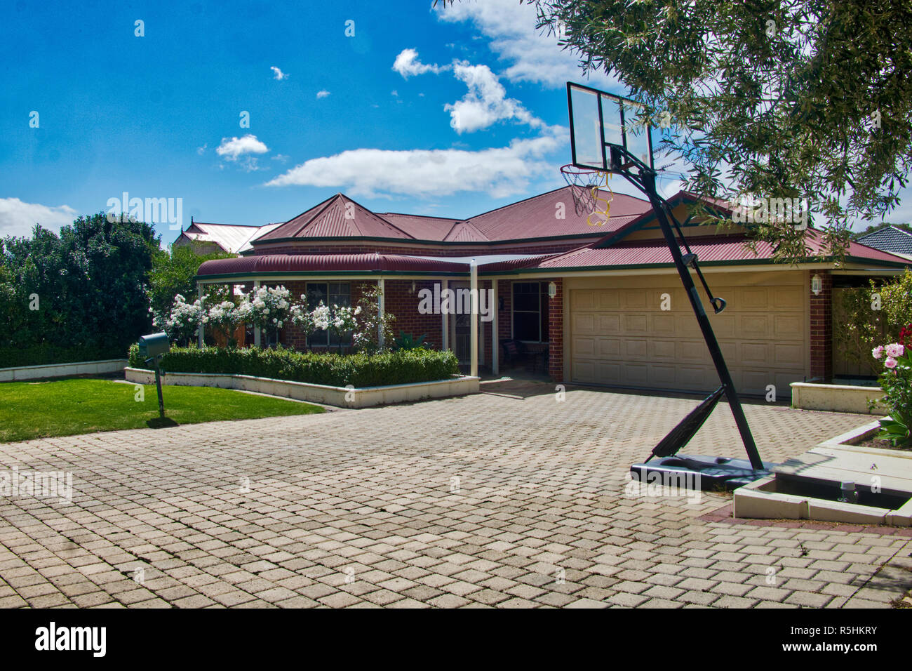 Basketball net in den Torridon Loop, wanneroo Stockfoto