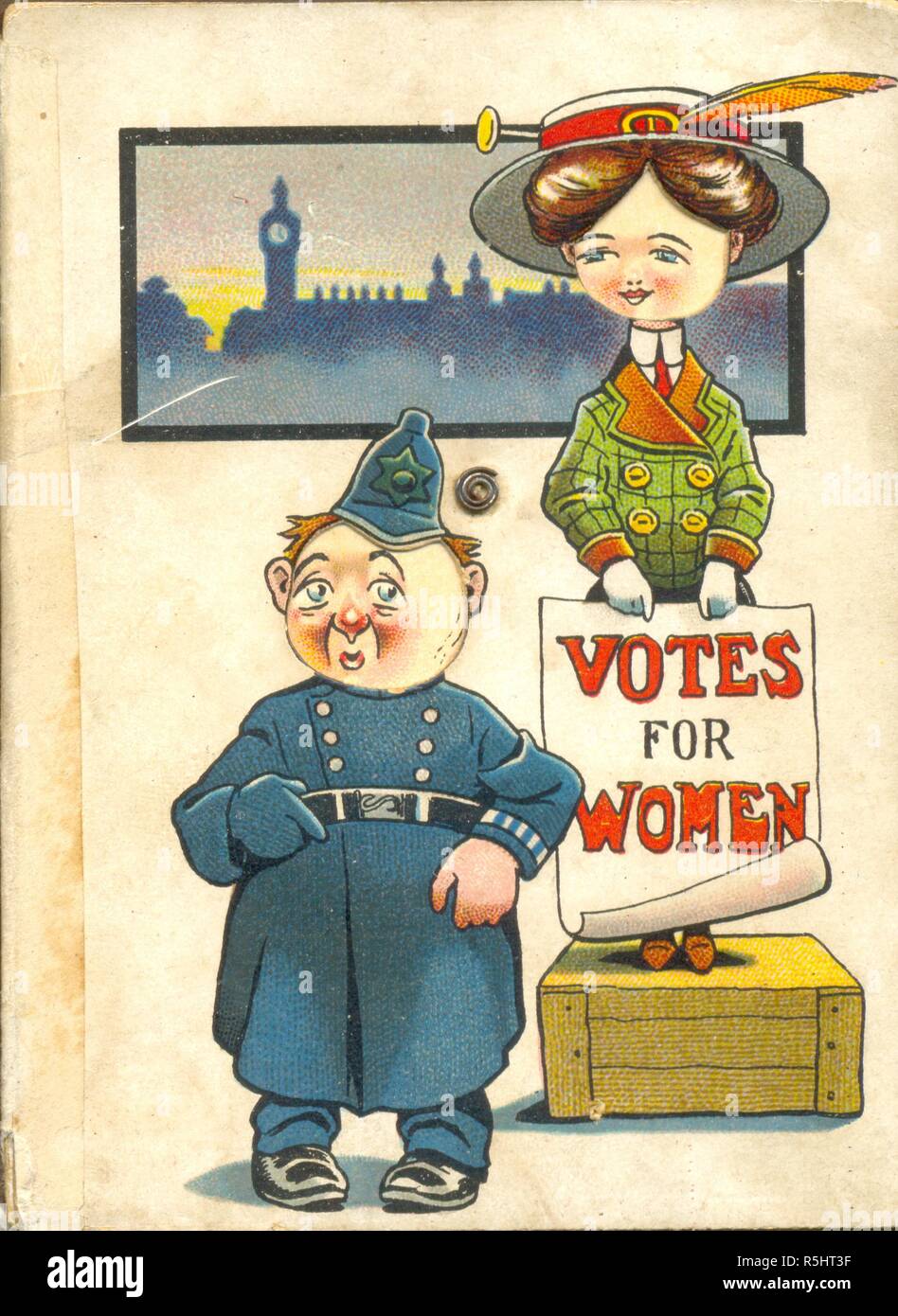 Weihnachtsgrüße Karte würde der Suffragettenbewegung Stockfoto Weihnachtsgrüße Karte würde der Suffragettenbewegung Stockfoto