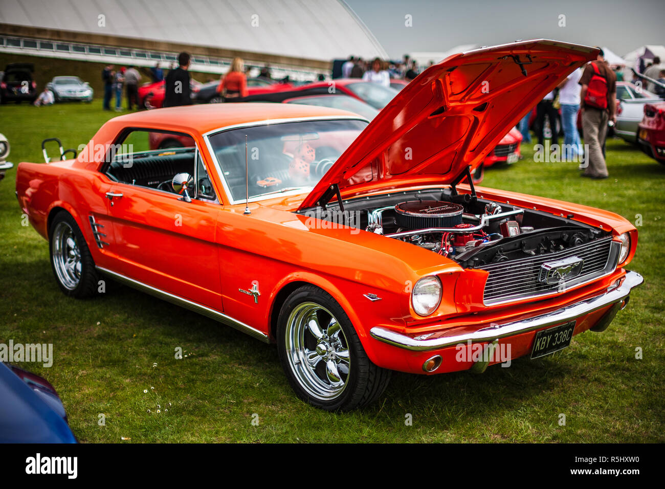 1965 Ford Mustang 283 UK. Jahrgang 1965 Ford Mustang 283. Stockfoto