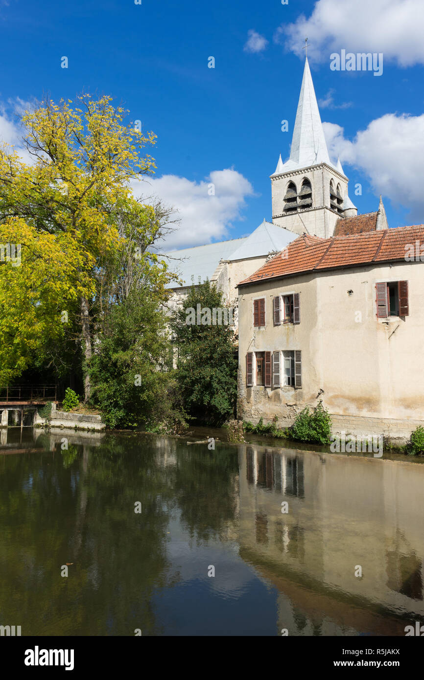 Les Riceys in Champgne Frankreich Stockfoto