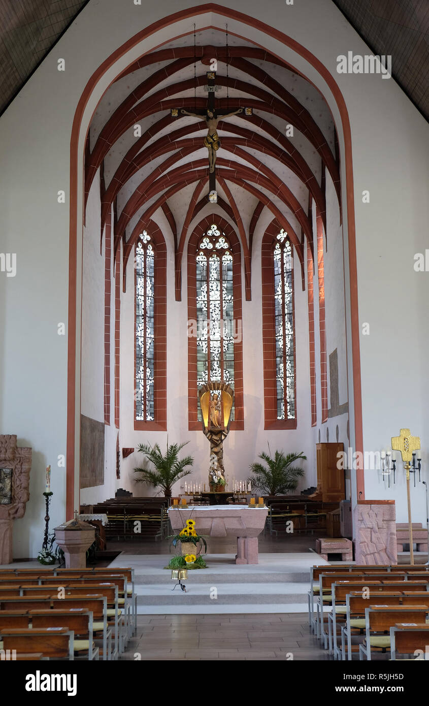 Maria im Grunen Tal ist eine Wallfahrtskirche in Retzbach im bayerischen Landkreis Main-Spessart, Deutschland Stockfoto