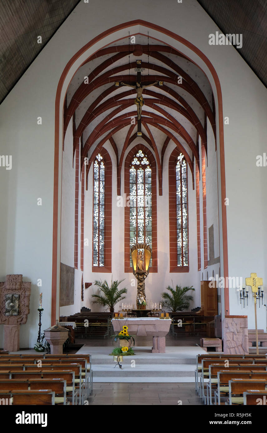 Maria im Grunen Tal ist eine Wallfahrtskirche in Retzbach im bayerischen Landkreis Main-Spessart, Deutschland Stockfoto