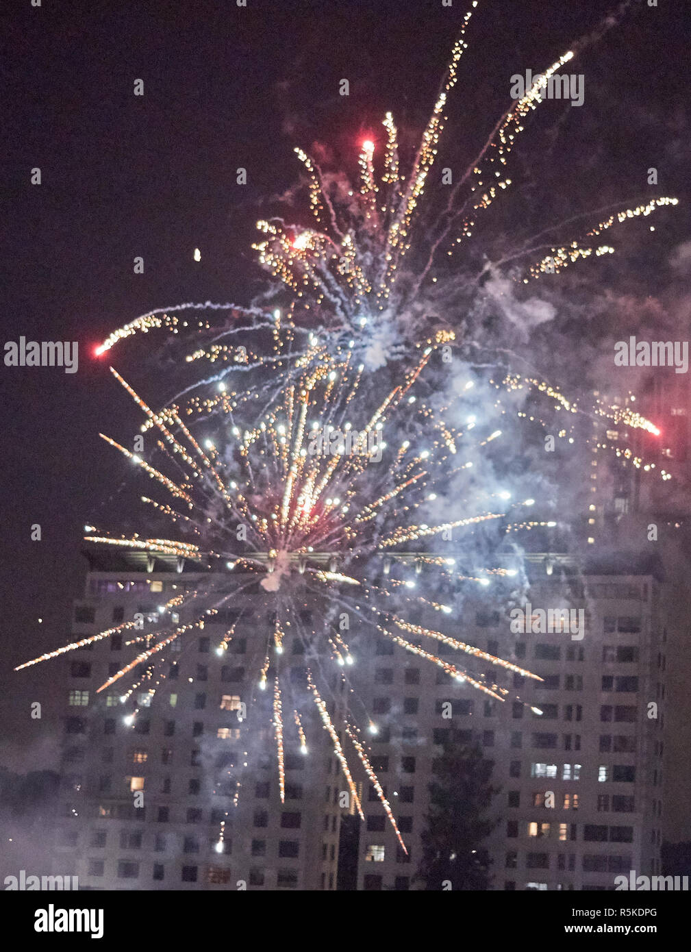 Hochzeit Feuerwerk Stockfoto