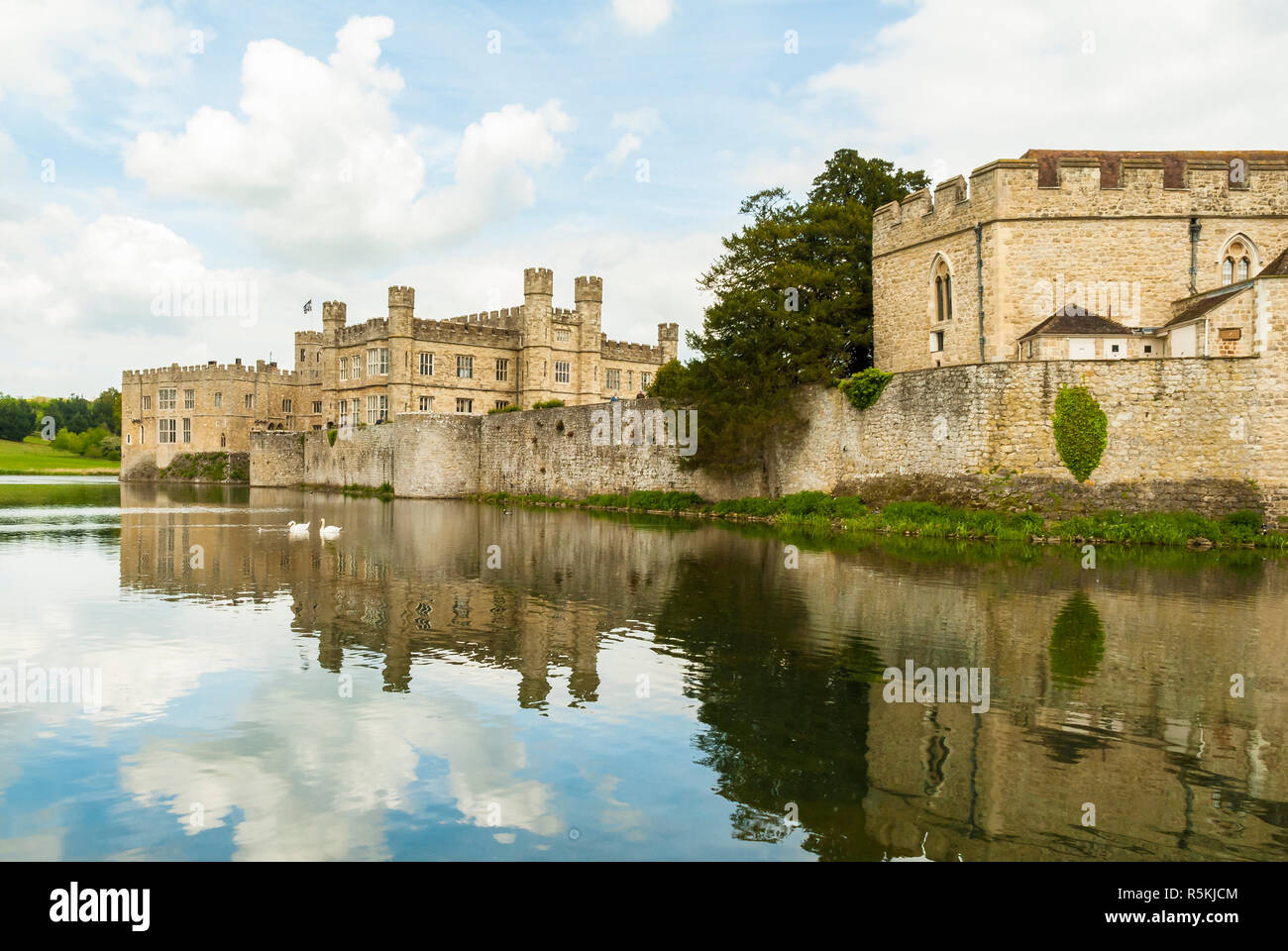 Leeds Castle in der Nähe von Maidstone in Kent, Großbritannien. Stockfoto