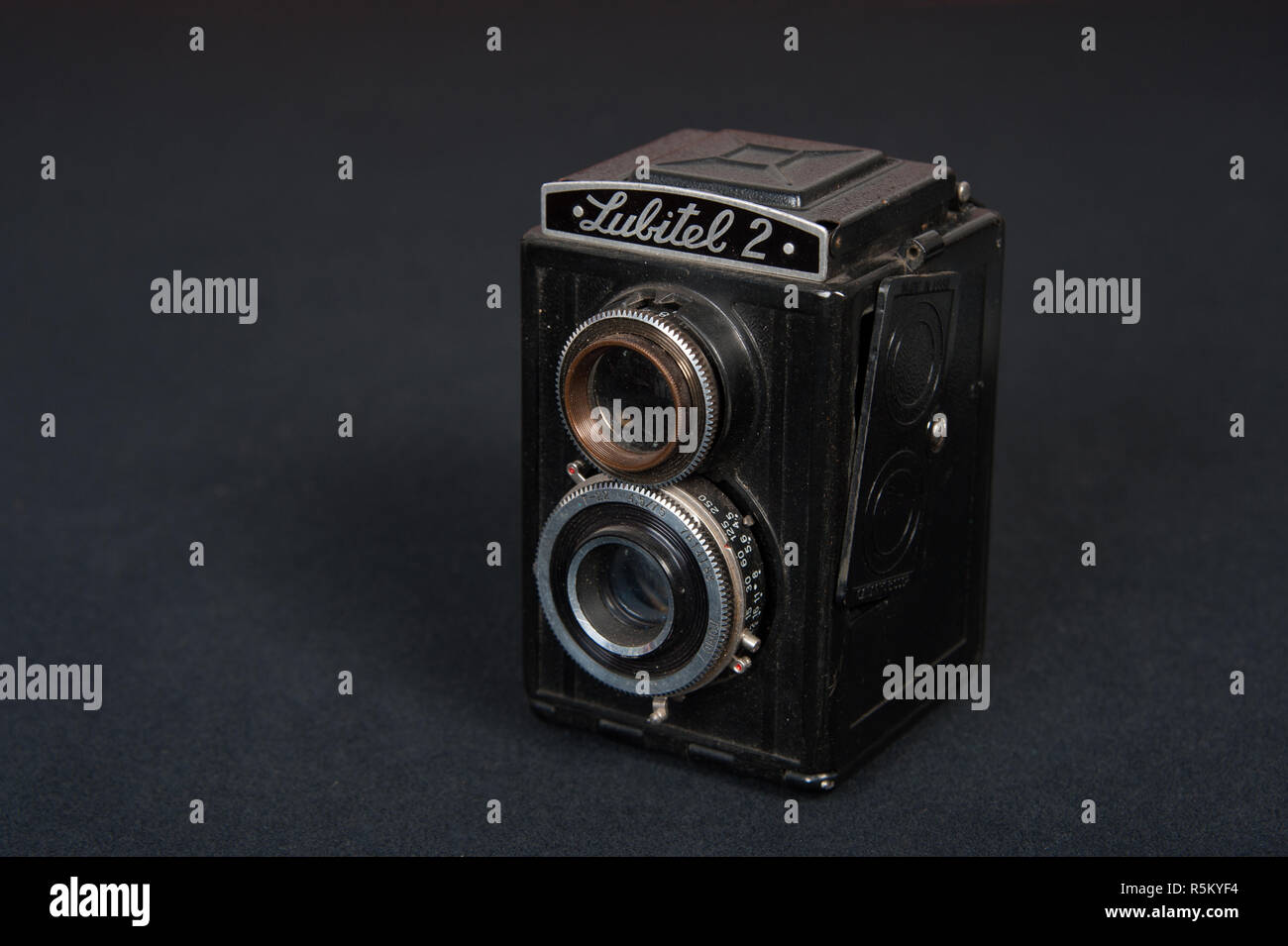 Vintage film Kamera wie die Lubitel 2 bekannt Stockfoto