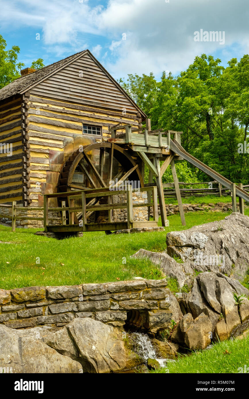 McCormick Farm, Shenandoah Valley Landwirtschaft Forschung und Verlängerung Mitte, 128 Cyrus McCormick Kreis, Buenos Aires, Virginia Stockfoto