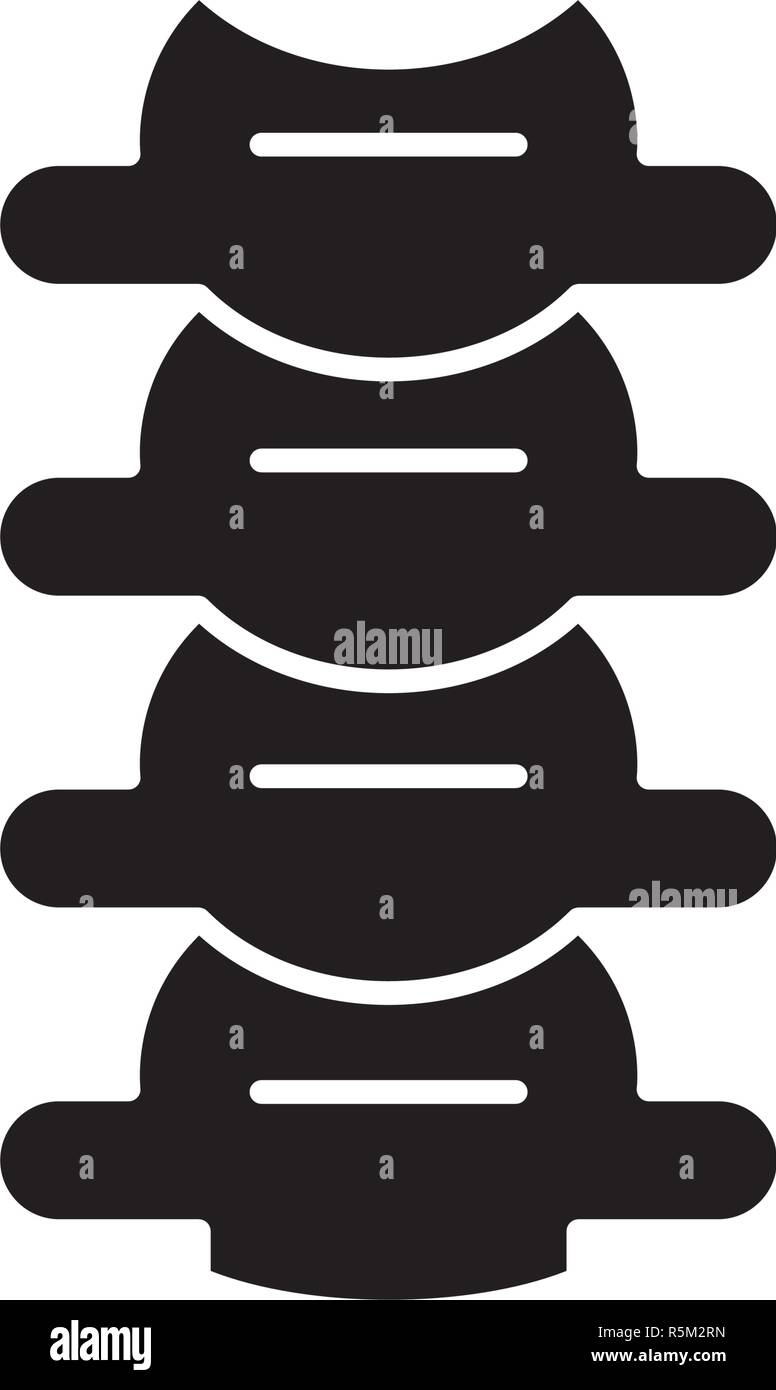 Wirbel schwarze Symbol, Vektor Zeichen auf isolierten Hintergrund. Wirbel Konzept Symbol, Abbildung Stock Vektor