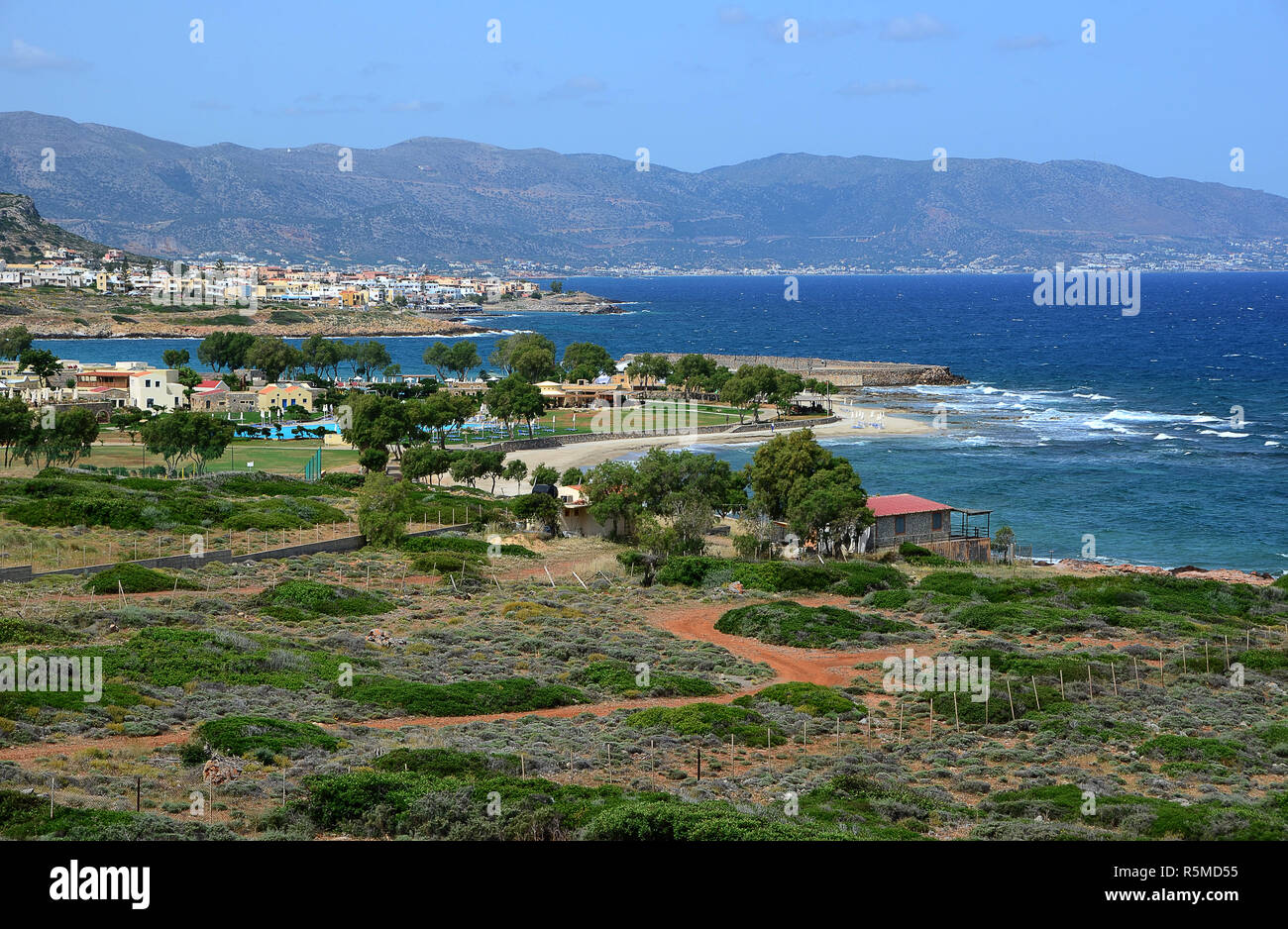 Nordküste Kreta Stockfoto