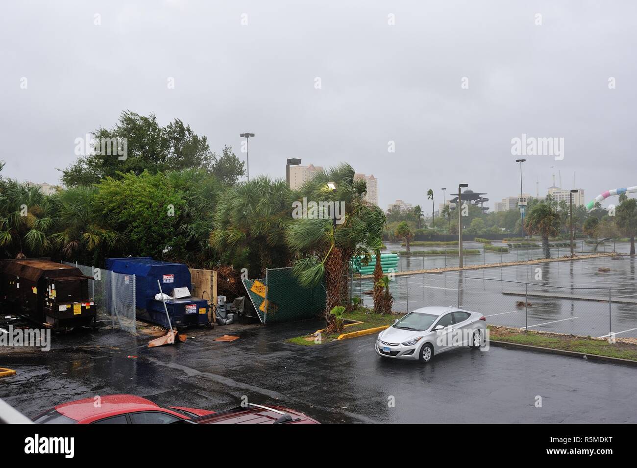 Hurricane Matthew Orlando Florida 2016 Stockfoto