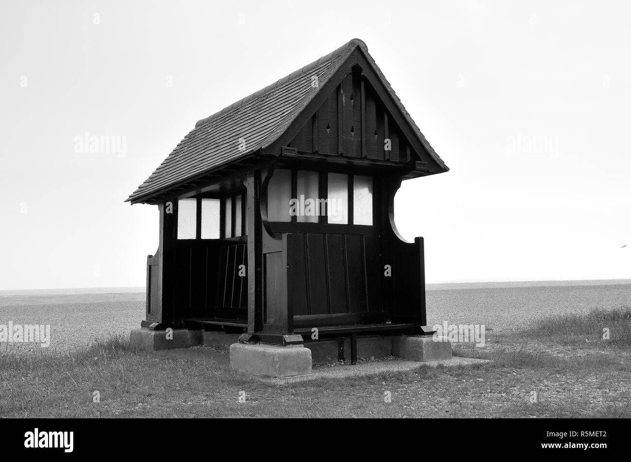 Strandmuschel Alborough Suffolk Stockfoto