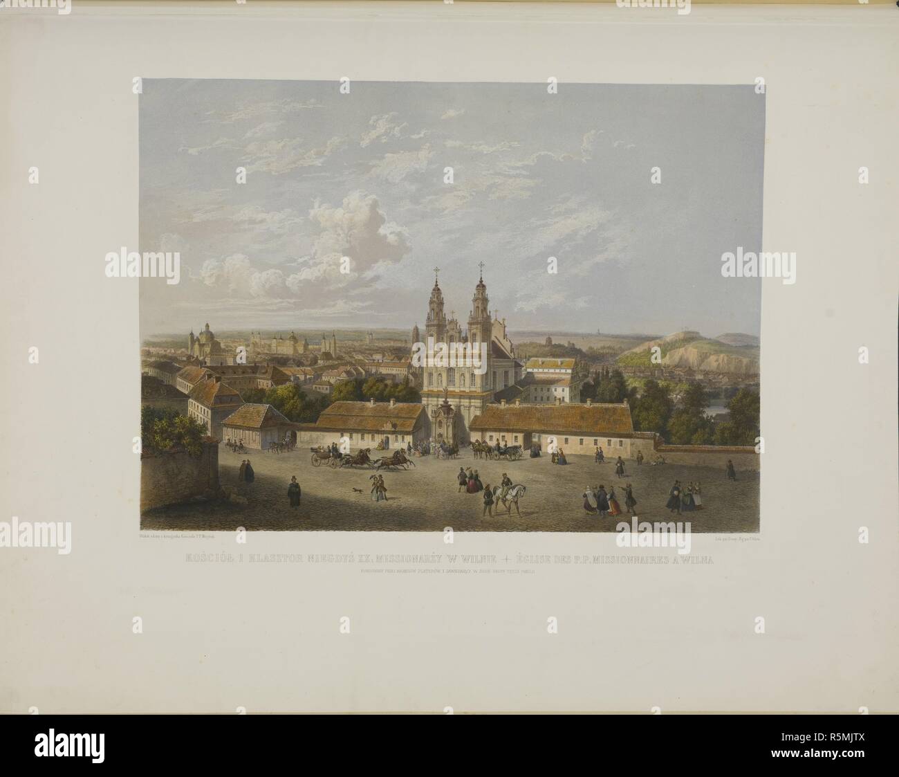 Die Mission der Kirche in Vilnius. Museum: private Sammlung. Autor: Laurent Deroy, Isidor. Stockfoto