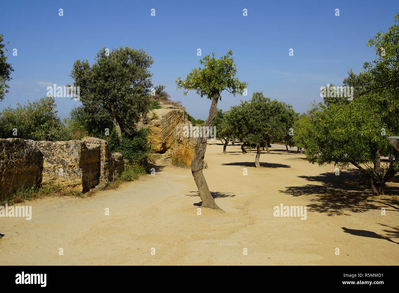 Agrigento, Sizilien, im Tal der Tempel Stockfoto