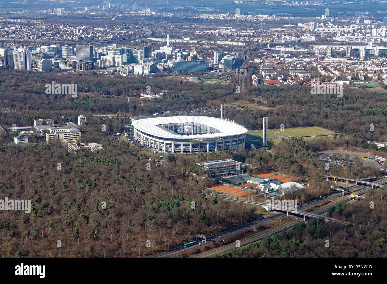 Commerzbank Arena frankfurt Stockfoto