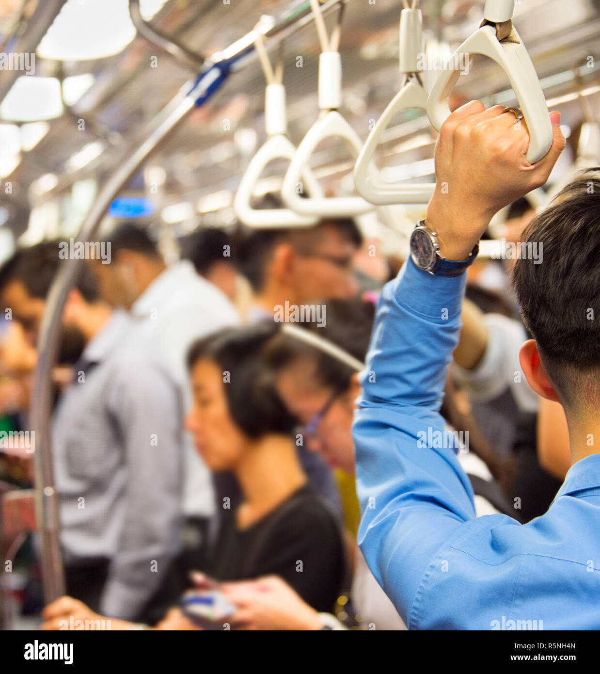 Singapore u-bahn Stockfoto