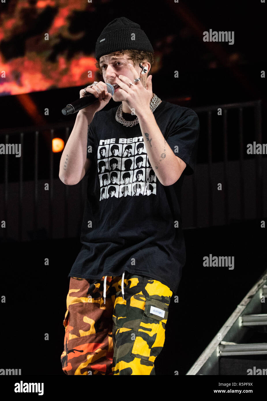 Kalifornien, USA. 1. Dez 2018. Jack Avery, warum gehen wir nicht auf die Bühne führt auf dem SAP-Zentrum während des 99,7 Jetzt POPTOPIA in San Jose, Kalifornien. Foto: Chris Tuite für imageSPACE/MediaPunch Credit: MediaPunch Inc/Alamy leben Nachrichten Stockfoto