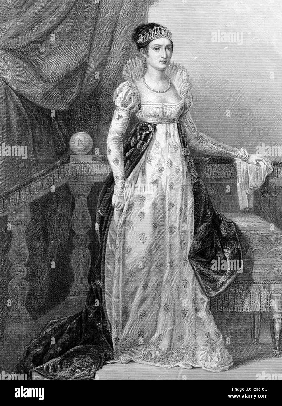 ELISA BONAPARTE (1777-1820) ernannt als Herrscher von verschiedenen Teilen Italiens, die von ihrem Bruder Napoleons. Stockfoto